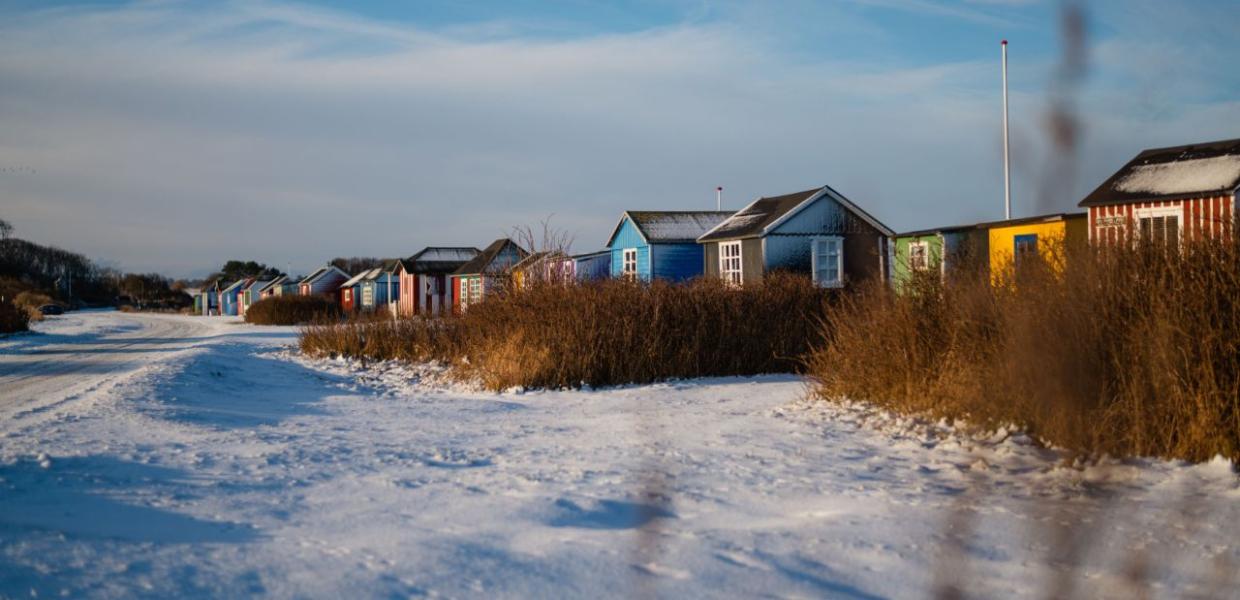 Badehusene på Ærø